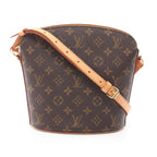 Louis Vuitton Shoulder Bag Drew Monogram Canvas Leather