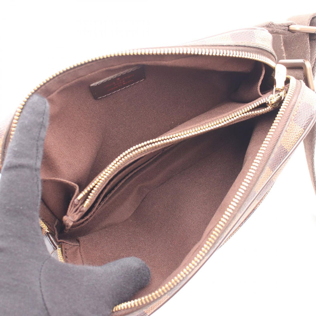 Louis Vuitton Waist Bag Brooklyn Damier Ebene Canvas Leather — view 3