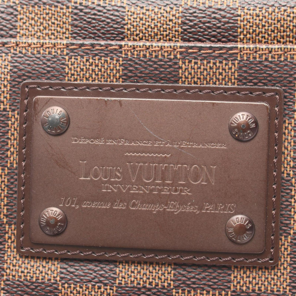 Louis Vuitton Waist Bag Brooklyn Damier Ebene Canvas Leather — view 6