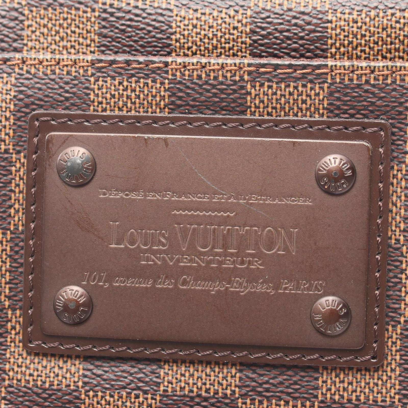 Louis Vuitton Waist Bag Brooklyn Damier Ebene Canvas Leather — view 6