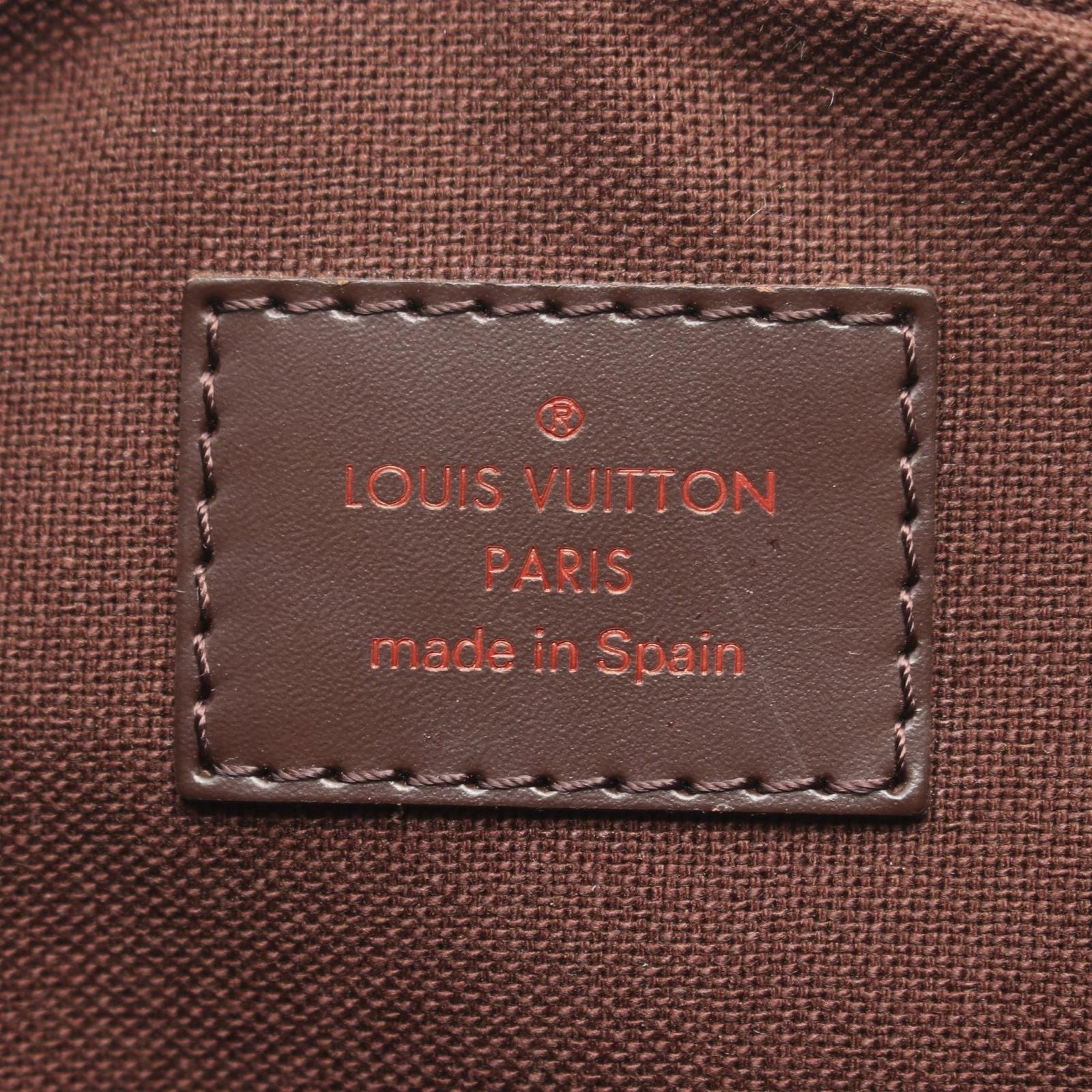 Louis Vuitton Waist Bag Brooklyn Damier Ebene Canvas Leather — view 4