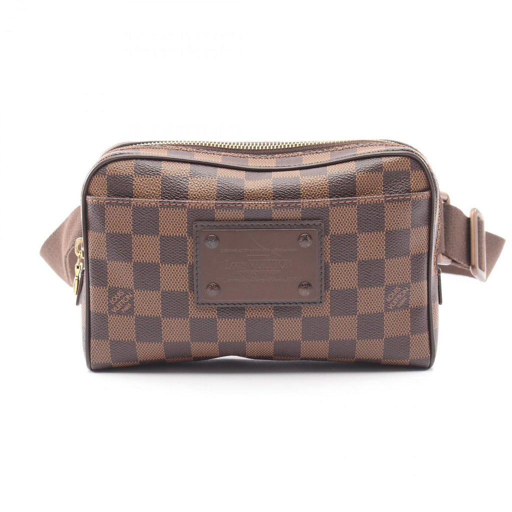 Louis Vuitton Waist Bag Brooklyn Damier Ebene Canvas Leather