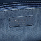 Chanel Shoulder Bag Denim Fringe Blue Chain — view 4