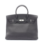 Hermes Handbag Birkin 35 Black Leather