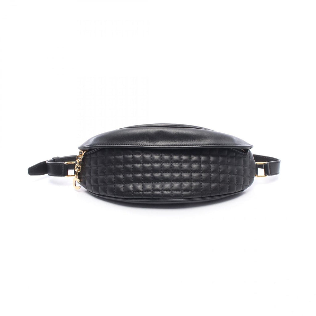 Celine Waist Bag C Charm Black Lambskin