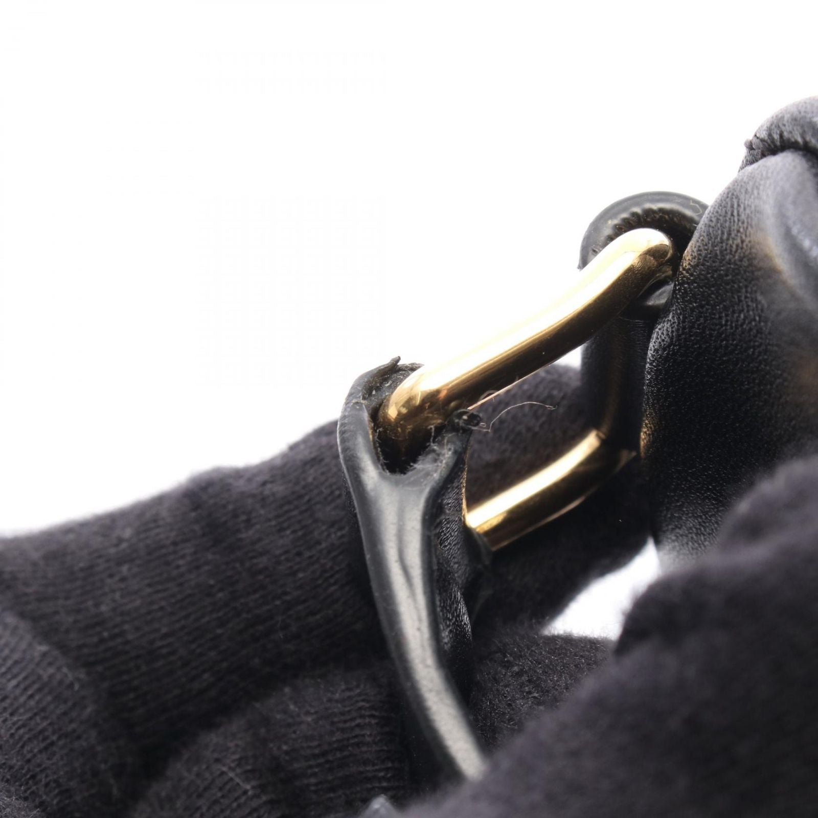 Celine Waist Bag C Charm Black Lambskin — view 6