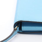 Hermes Shoulder Bag Cinetic Tougo Celeste Leather — view 8