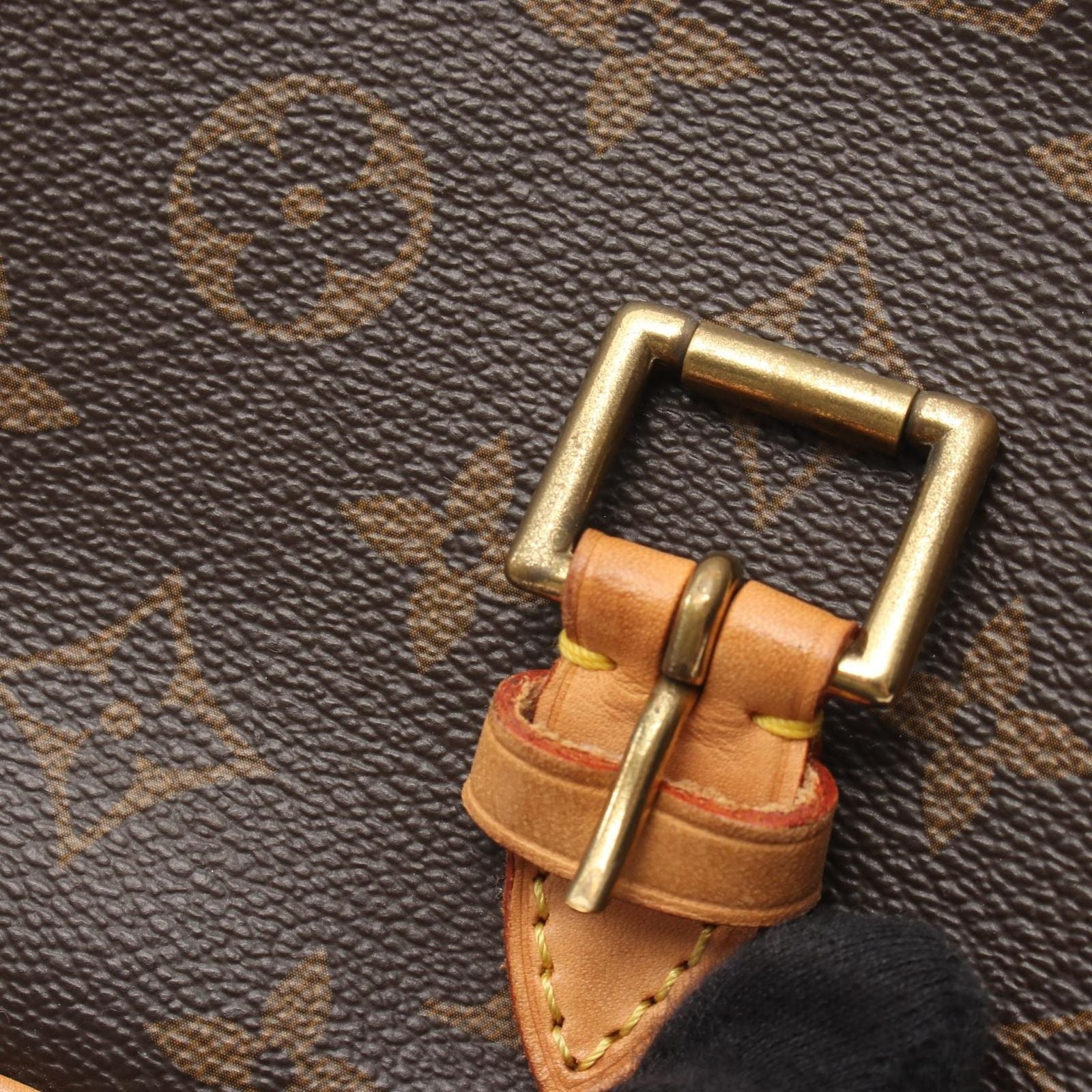Louis Vuitton Shoulder Bag Sologne Canvas Leather — view 8