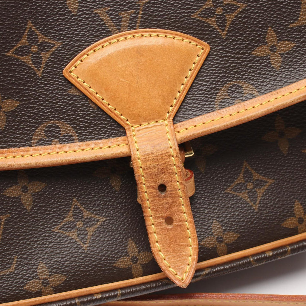 Louis Vuitton Shoulder Bag Sologne Canvas Leather — view 9