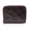 Louis Vuitton Coin Case Amarante Leather Zippy Purse