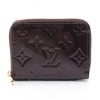Louis Vuitton Coin Case Amarante Leather Zippy Purse