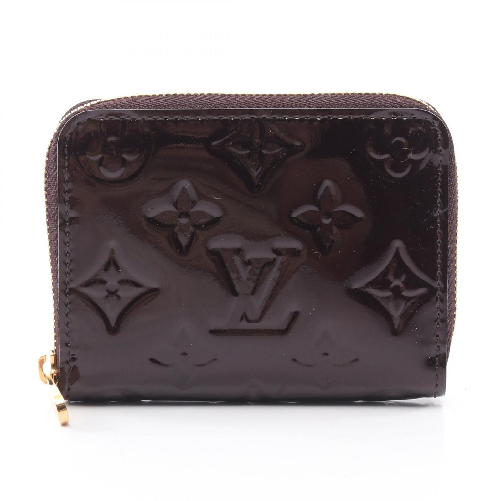 Louis Vuitton Coin Case Amarante Leather Zippy Purse