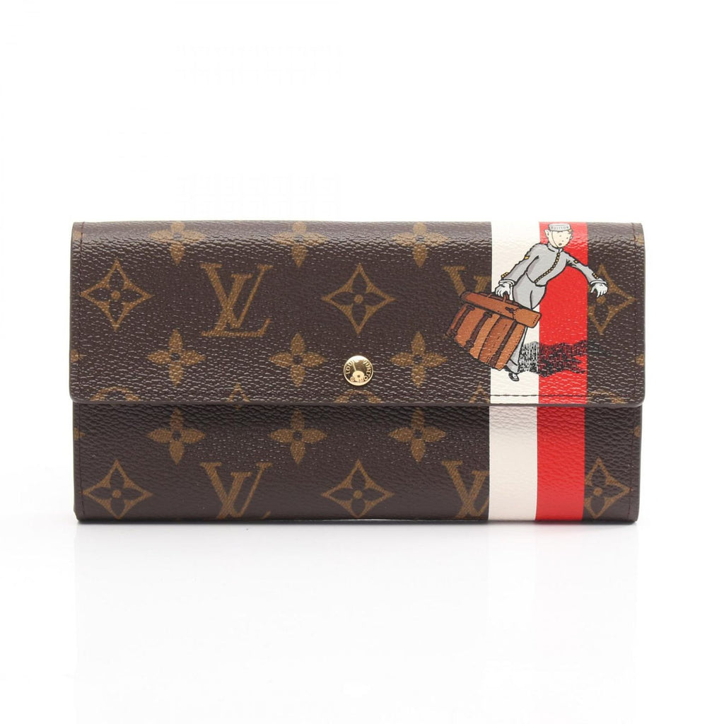 Louis Vuitton Bifold Wallet Portefeuille Sarah Leather Belbow