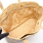 Chanel Tote Wild Stitch Beige Leather — view 3