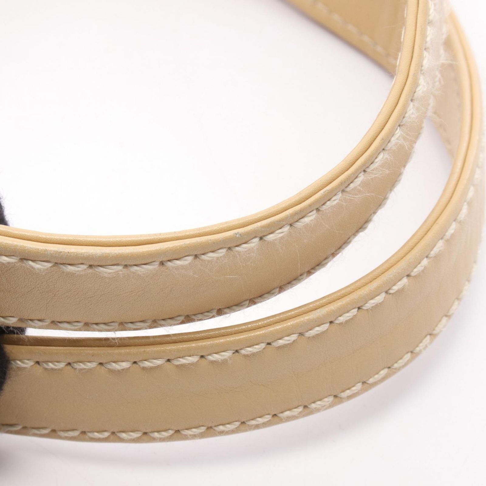 Chanel Tote Wild Stitch Beige Leather — view 9