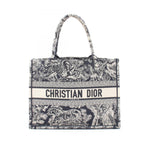 Dior Tote Book Navy Canvas