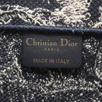 Dior Tote Book Navy Canvas — view 4