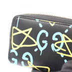 Gucci Coin Case Ghost Card Black Leather GG — view 7