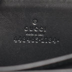 Gucci Coin Case Ghost Card Black Leather GG — view 4