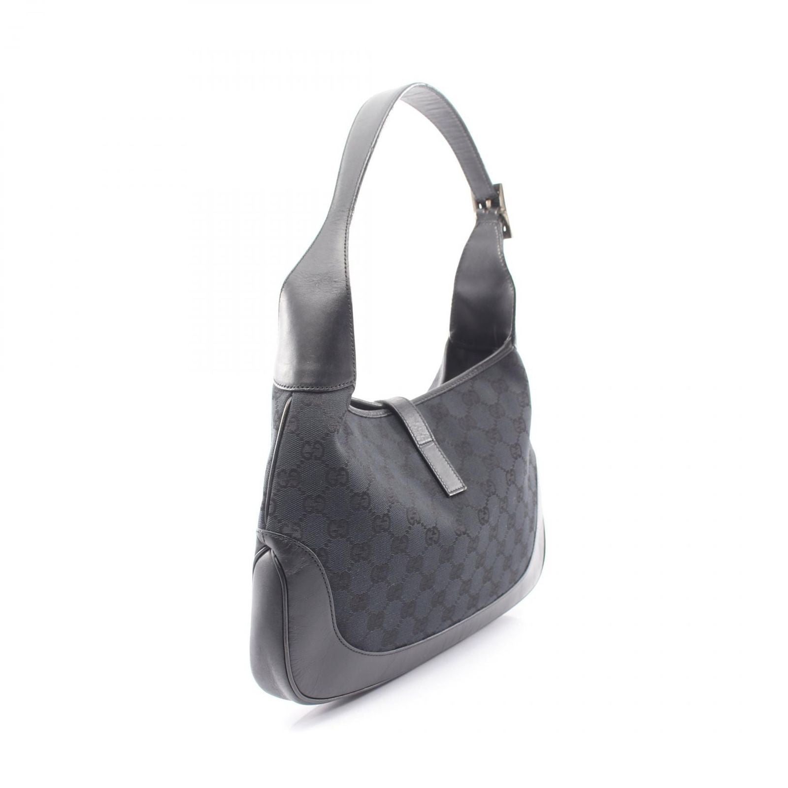 Gucci Shoulder Bag Jackie GG Canvas 001 Black — view 2