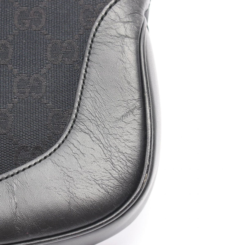 Gucci Shoulder Bag Jackie GG Canvas 001 Black — view 8
