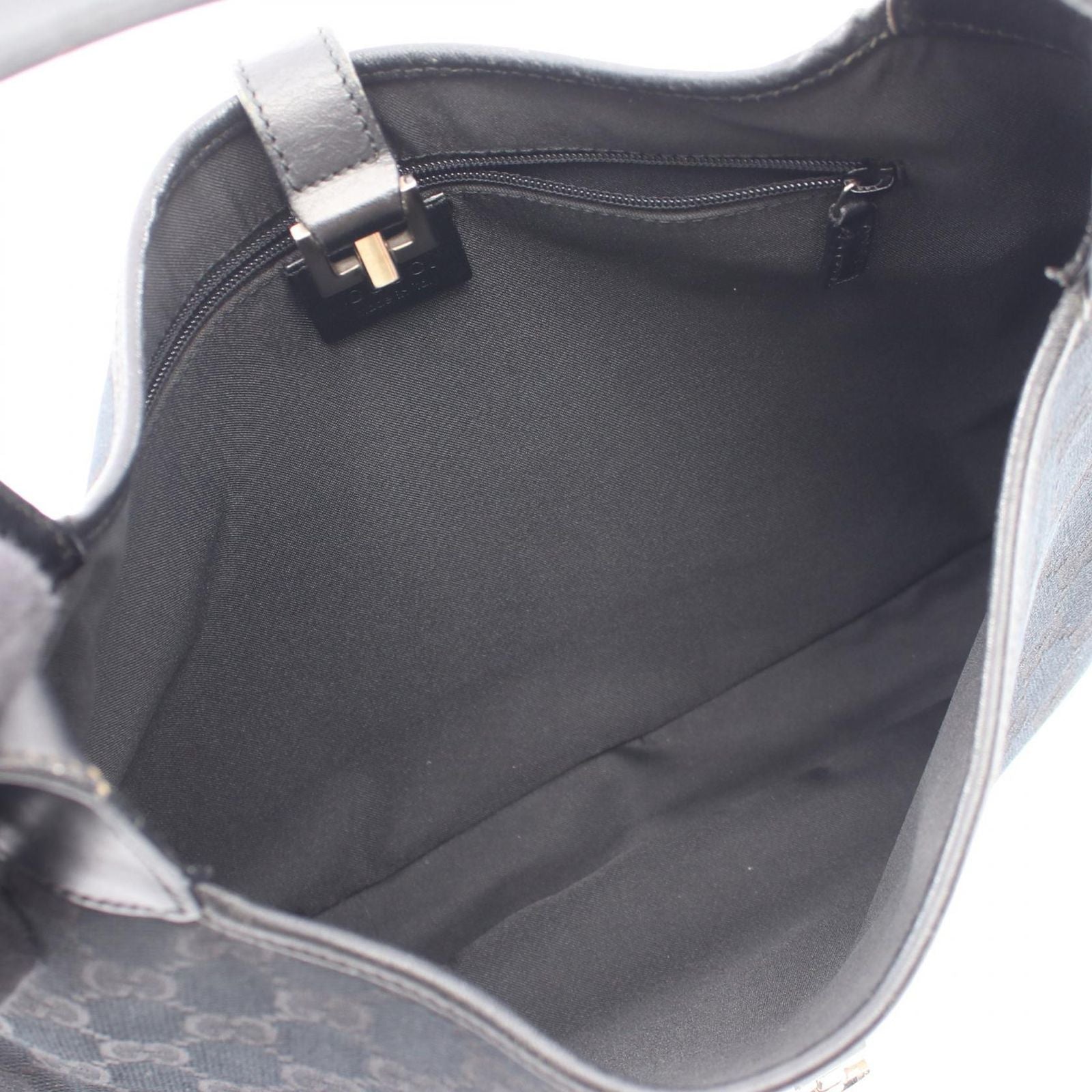 Gucci Shoulder Bag Jackie GG Canvas 001 Black — view 3