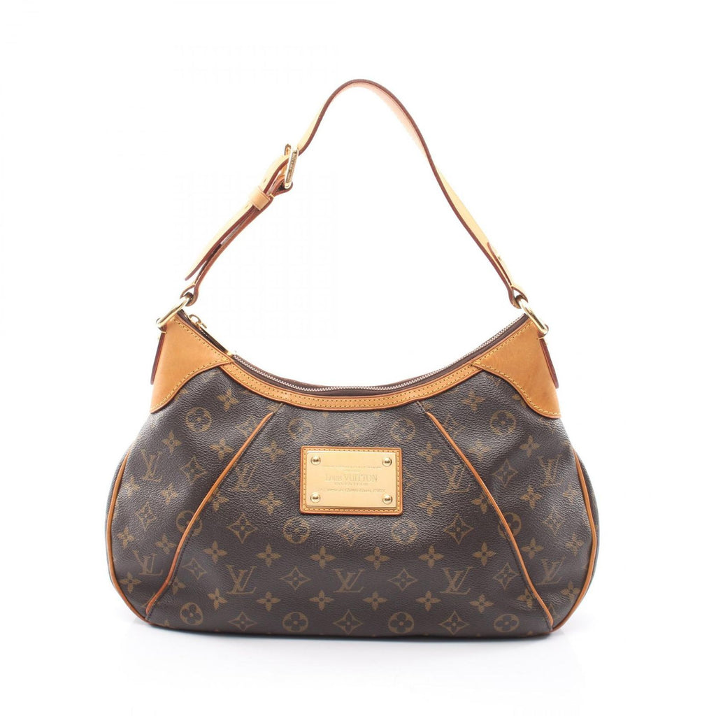 Louis Vuitton Shoulder Bag Thames GM Monogram Canvas Leather