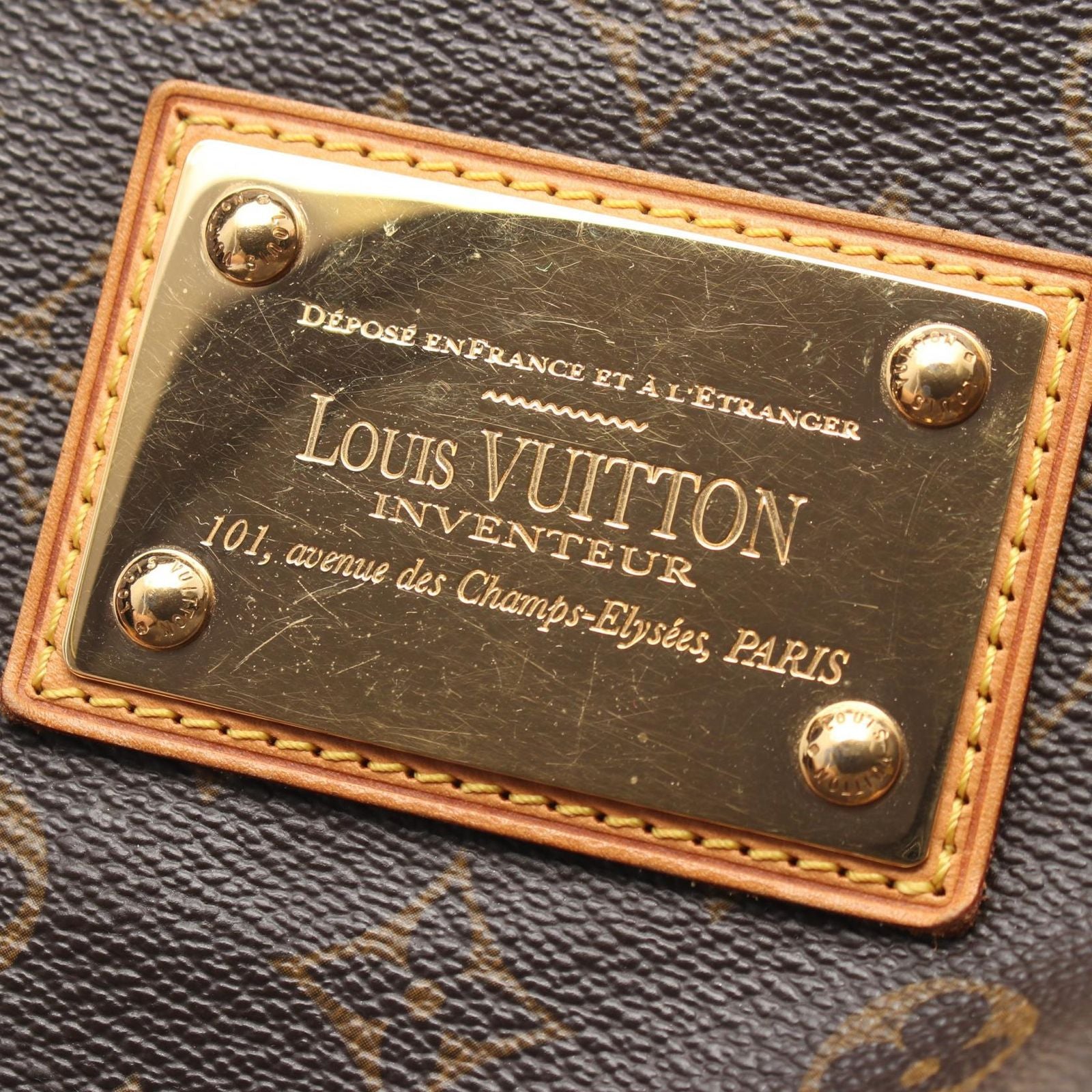 Louis Vuitton Shoulder Bag Thames GM Monogram Canvas Leather — view 7