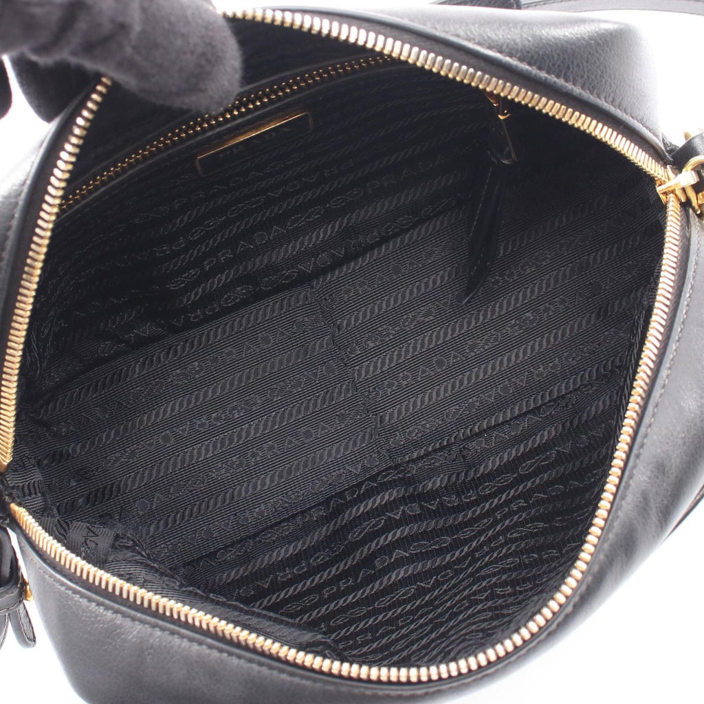 Prada Shoulder Bag Black Leather — view 3