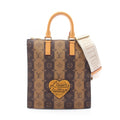 Louis Vuitton Tote Sac Plat Messenger Monogram Stripe 2-Way Canvas Leather