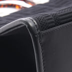 Fendi Tote Sunshine Medium 2-Way Black Canvas Leather — view 5