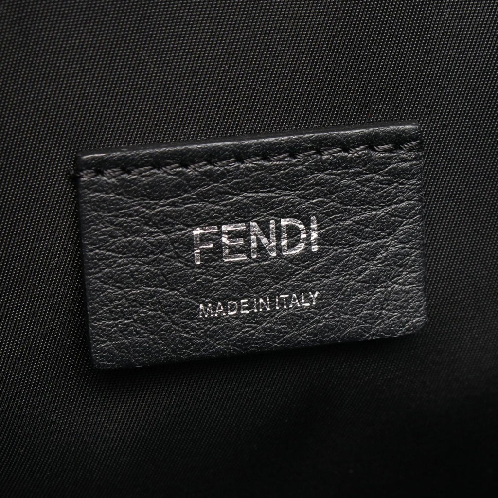 Fendi Tote Sunshine Medium 2-Way Black Canvas Leather — view 4