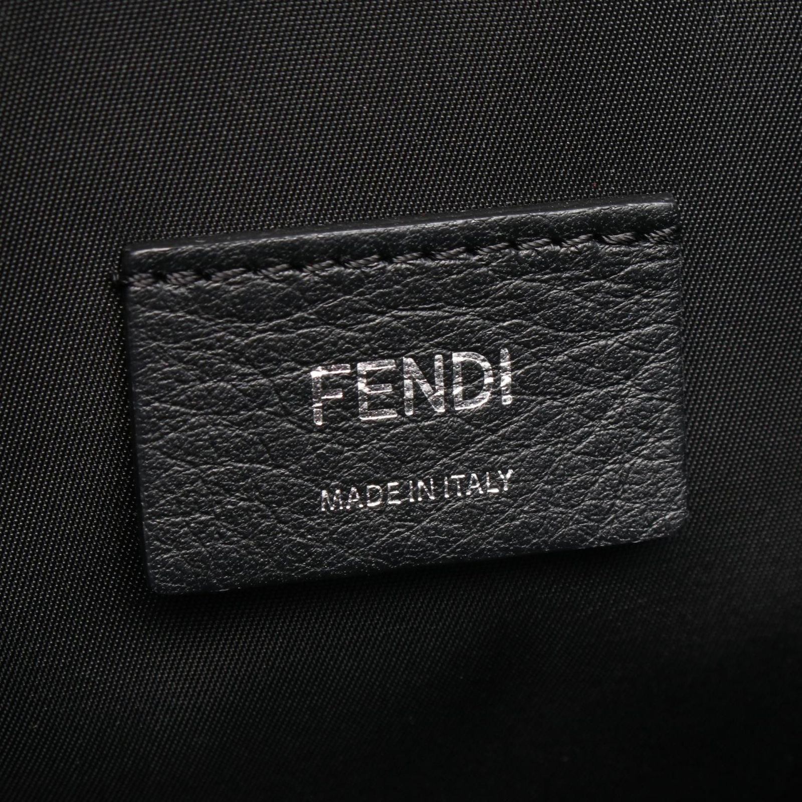 Fendi Tote Sunshine Medium 2-Way Black Canvas Leather — view 4