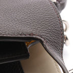 Fendi Handbag Peekaboo ISeeU Small 2-Way Dark Brown Leather — view 7