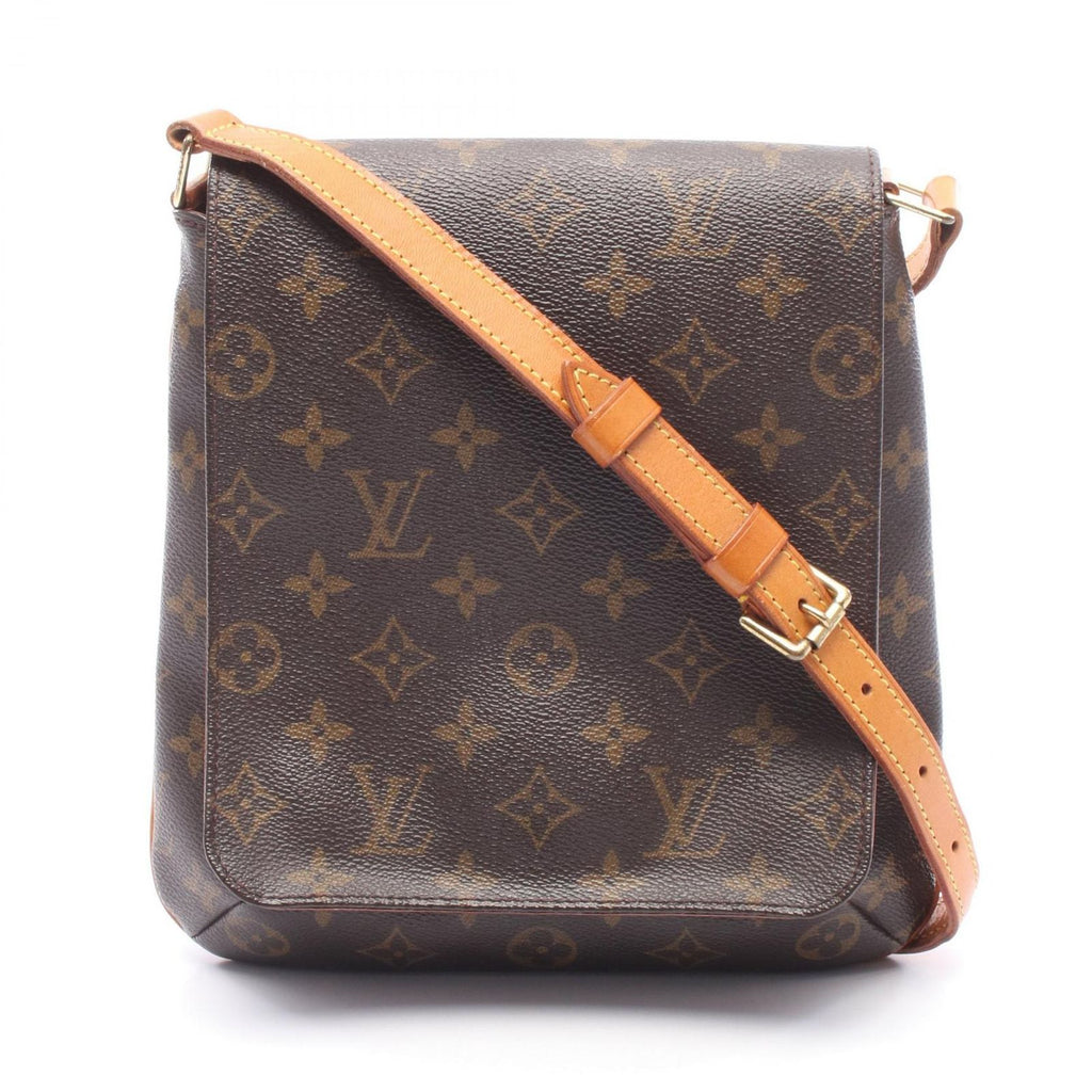 Louis Vuitton Shoulder Bag Musette Salsa Short Strap Monogram Canvas Leather