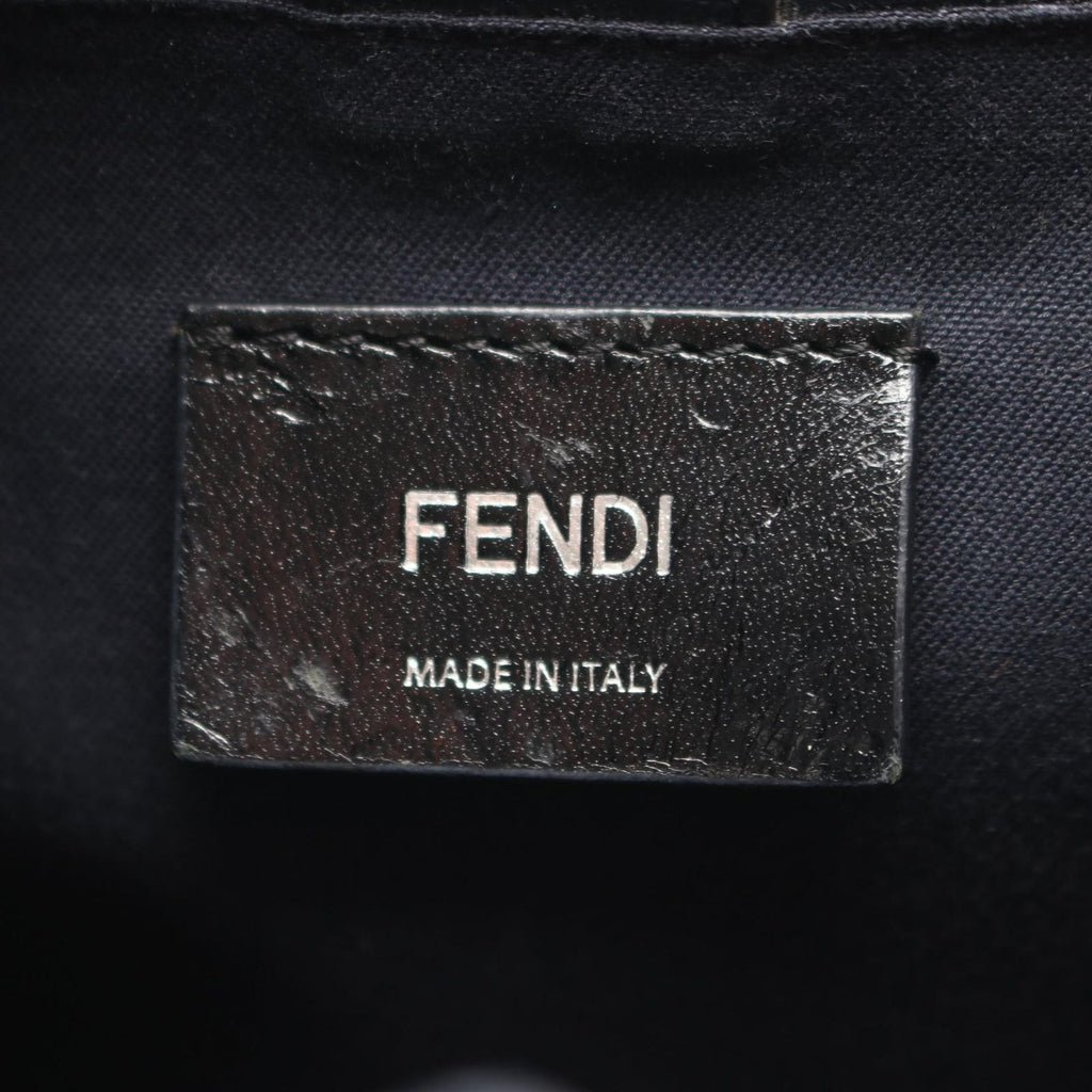 Fendi Handbag Petite Petit Tou Jours Navy Red Leather — view 4