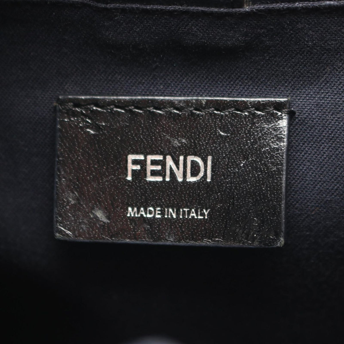 Fendi Handbag Petite Petit Tou Jours Navy Red Leather — view 4