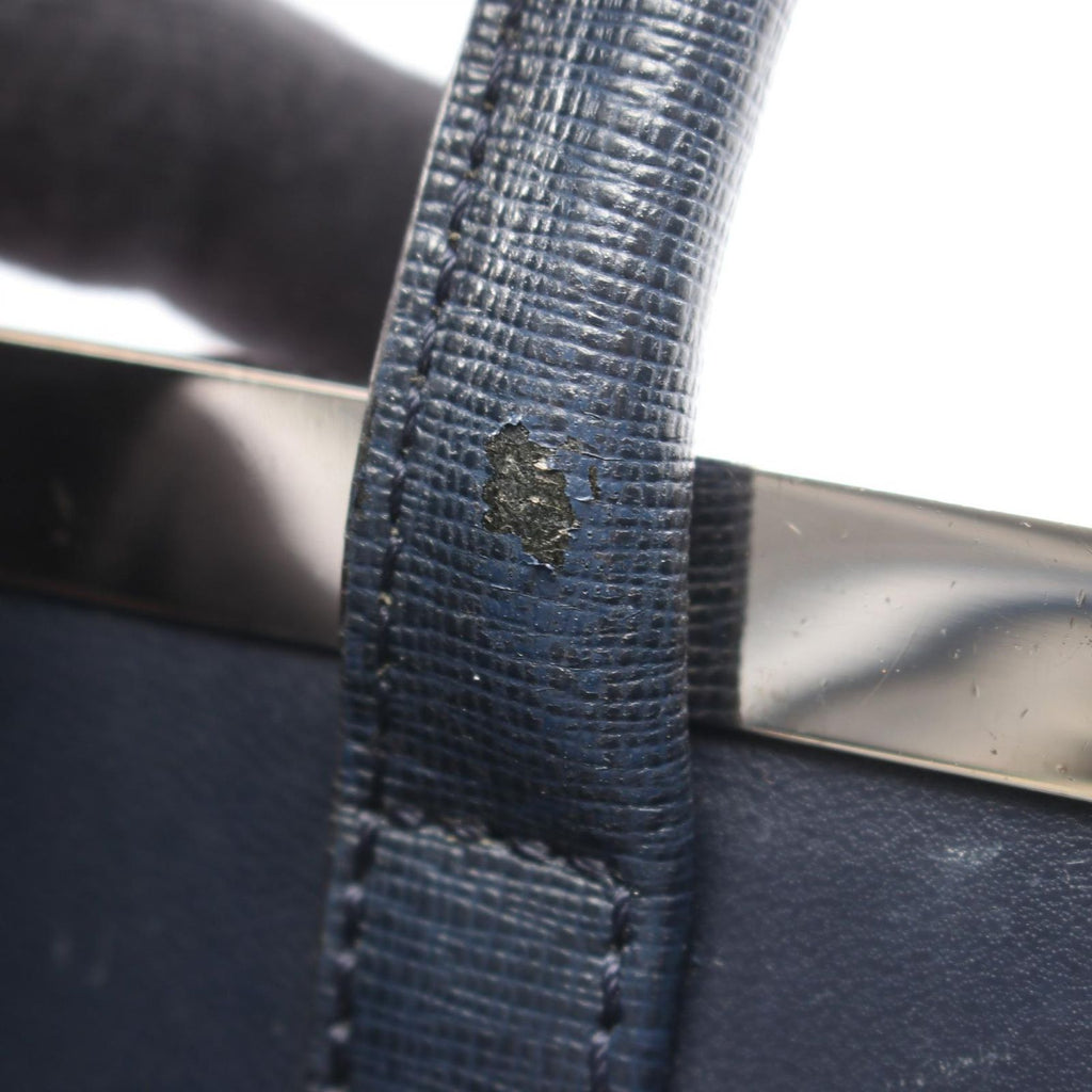 Fendi Handbag Petite Petit Tou Jours Navy Red Leather — view 9