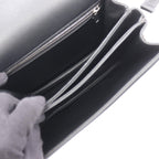 Celine Shoulder Bag Besace Triomphe Black Leather — view 3