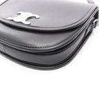 Celine Shoulder Bag Besace Triomphe Black Leather — view 5