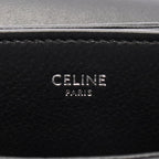 Celine Shoulder Bag Besace Triomphe Black Leather — view 4