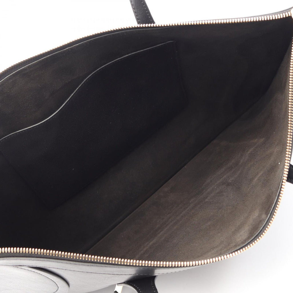 Celine Tote Flat Luggage Black Leather — view 3
