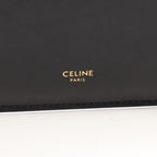 Celine Tote Flat Luggage Black Leather — view 4