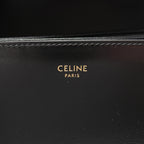 Celine Shoulder Bag Classic Triomphe Black Leather — view 4