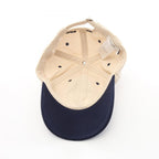 Celine Cap Triomphe Re Sully Cream Navy Cap — view 3