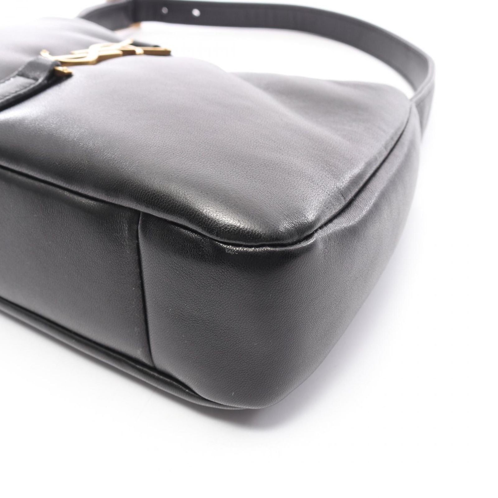 Saint Laurent Paris Handbag le 5 a 7 le Cassette Hobo Black Lambskin — view 5