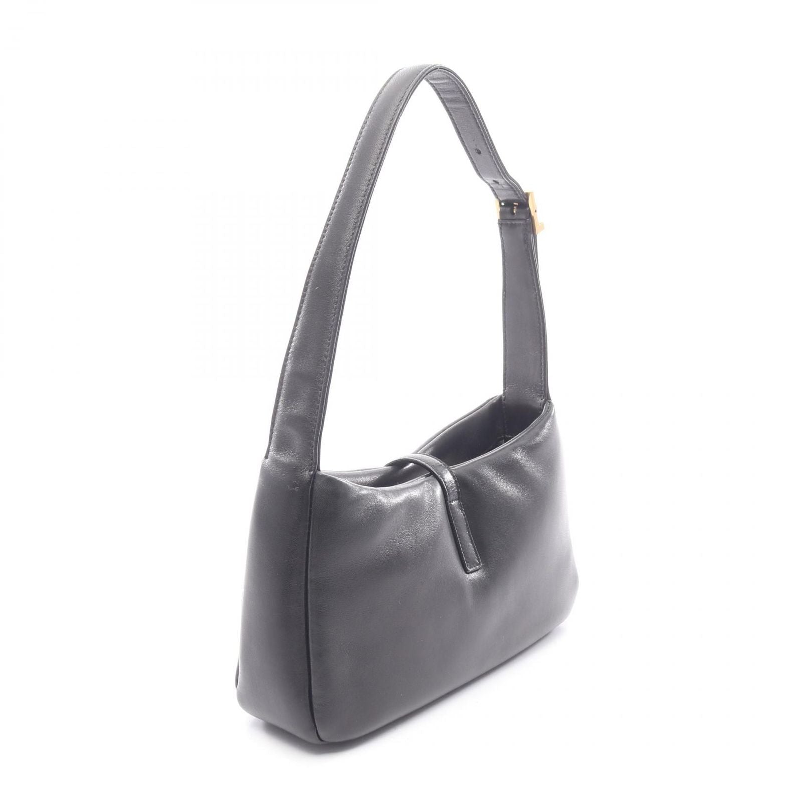 Saint Laurent Paris Handbag le 5 a 7 le Cassette Hobo Black Lambskin — view 2
