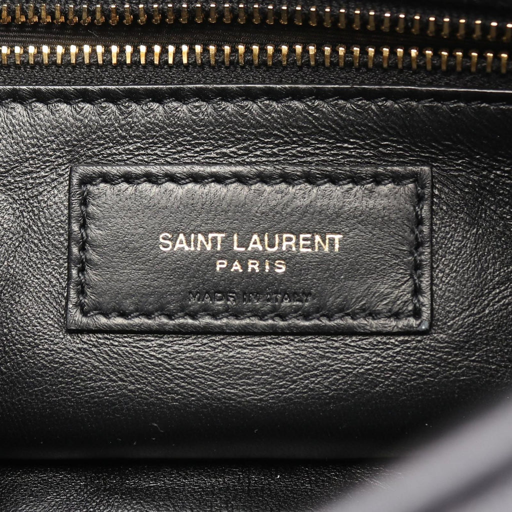 Saint Laurent Paris Handbag le 5 a 7 le Cassette Hobo Black Lambskin — view 4