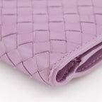 Bottega Veneta Intrecciato Calf Pink Wallet — view 5