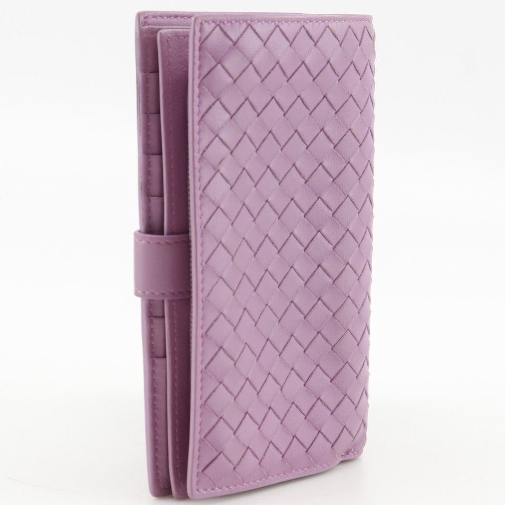 Bottega Veneta Intrecciato Calf Pink Wallet — view 3